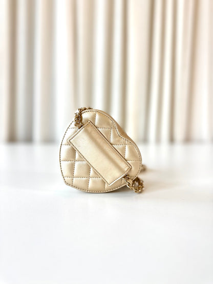 Rare Chanel heart bag waist/crossbody bag