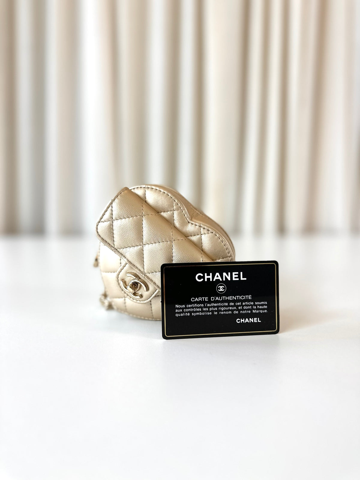Rare Chanel heart bag waist/crossbody bag