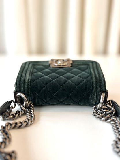 Chanel mini Boy Bag velvet