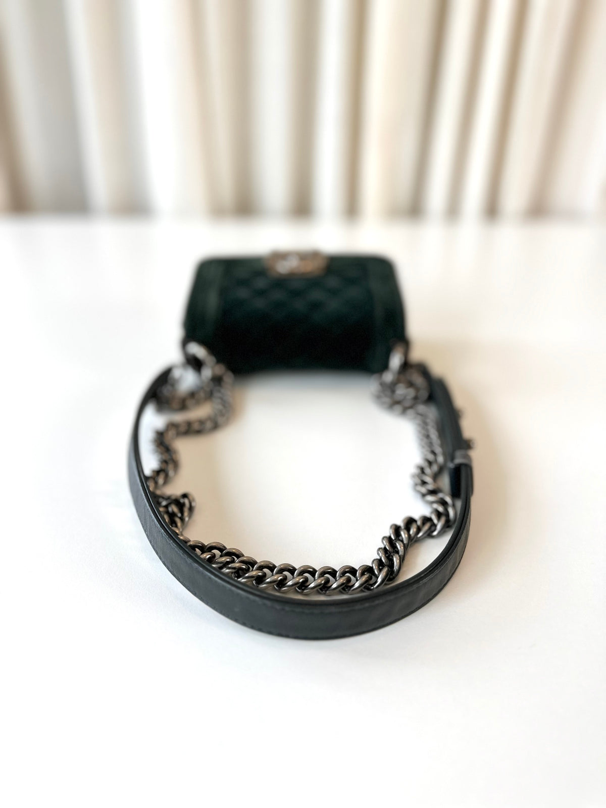 Chanel mini Boy Bag velvet