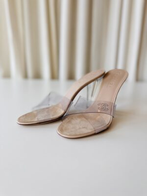 Chanel transparent heels