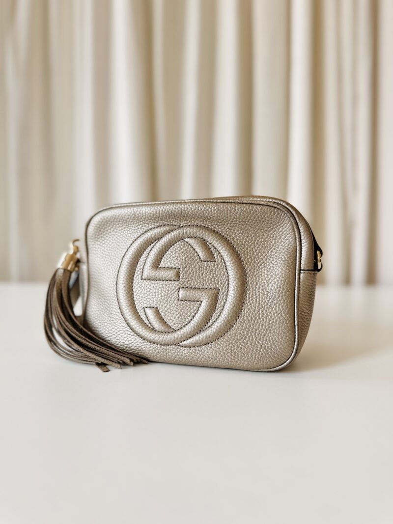 Gucci metallic Disco bag - Image 2