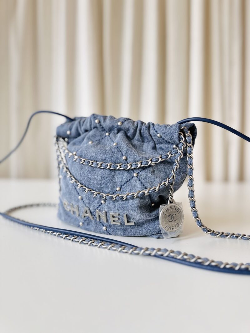 Chanel 22 Denim - Image 4