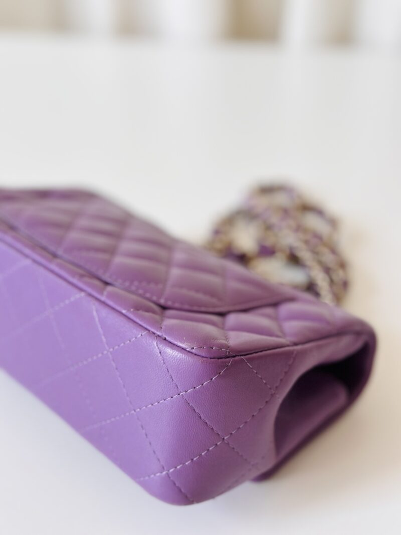 Chanel purple rectangular - Image 8