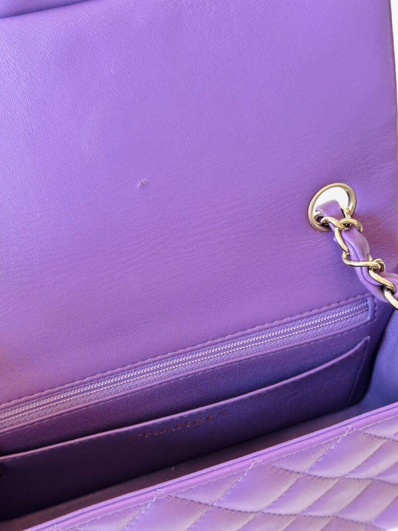 Chanel purple rectangular - Image 10