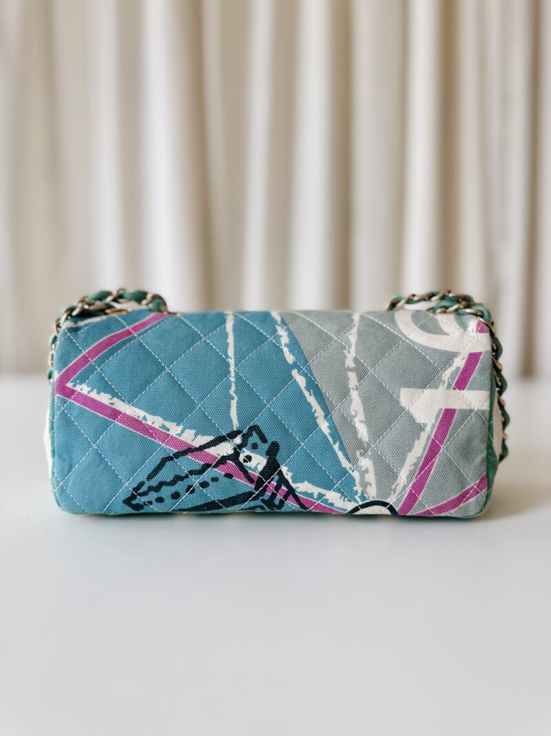Rare Chanel Eiffel Tower single flap bag - Image 5