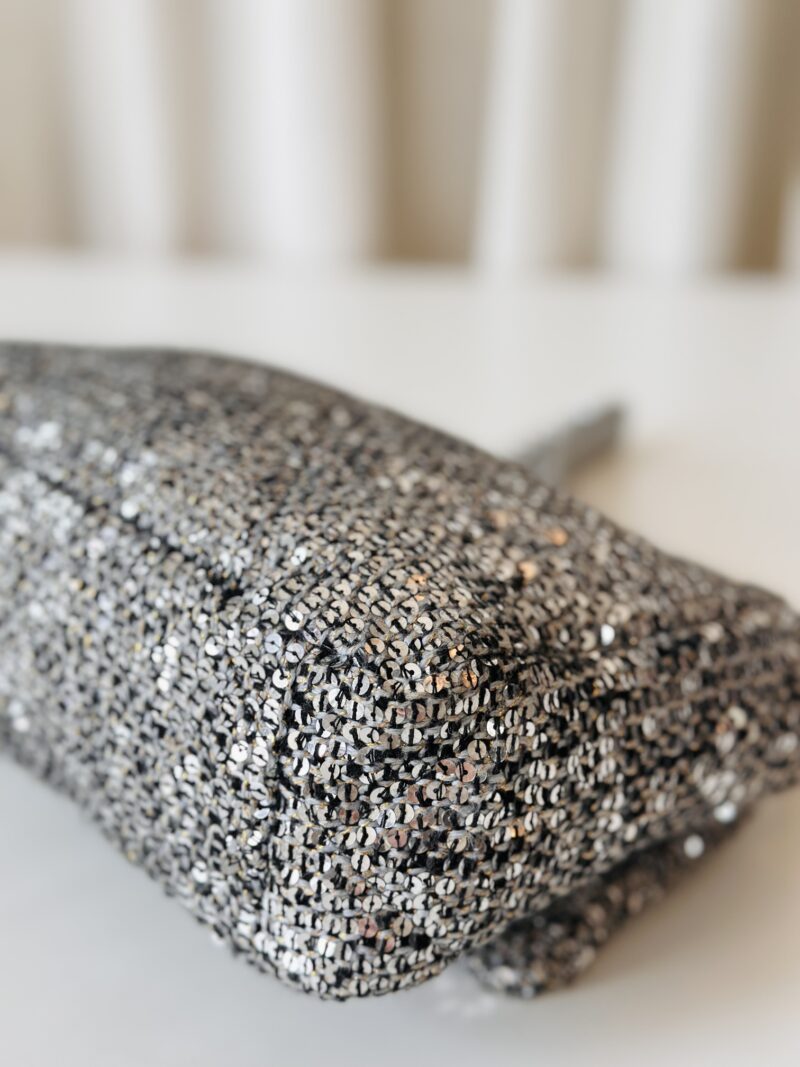 Chanel 19 silver sequin - Image 8