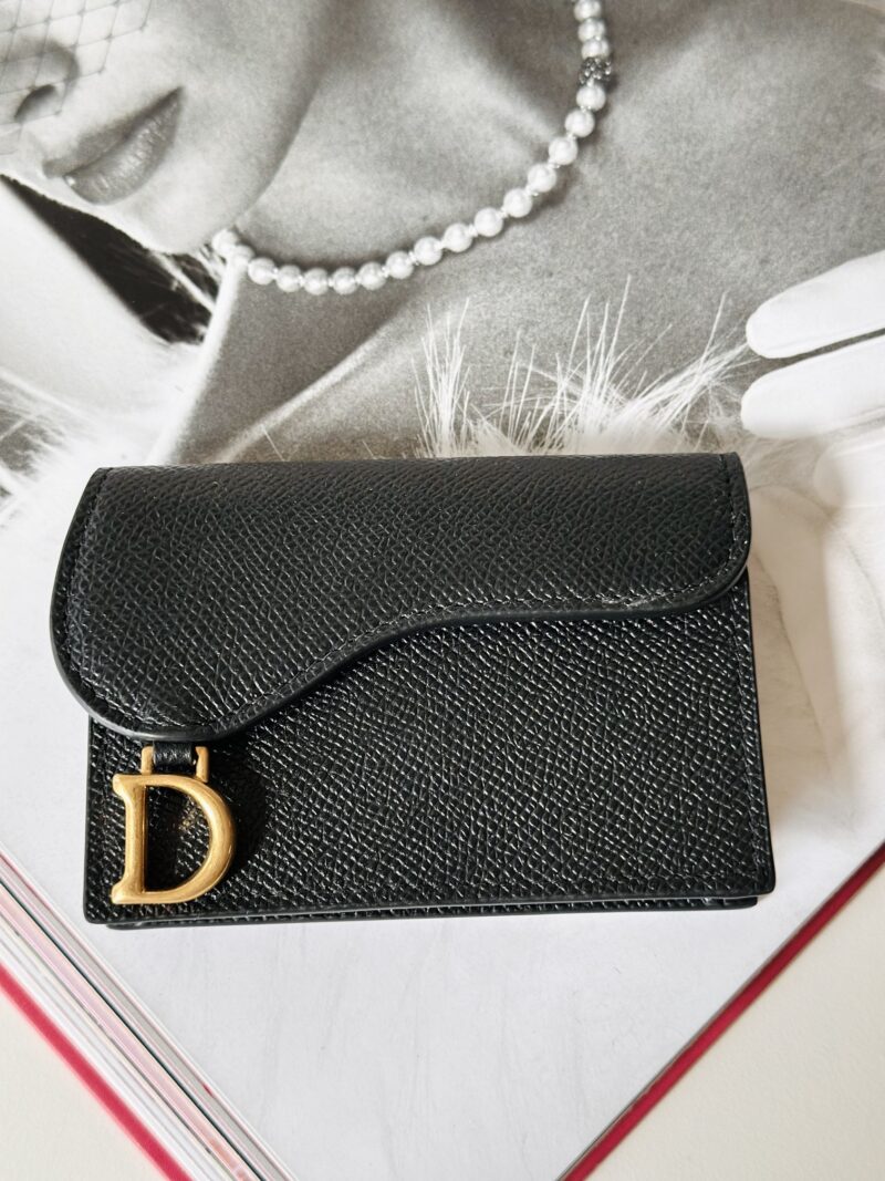 Dior saddle wallet