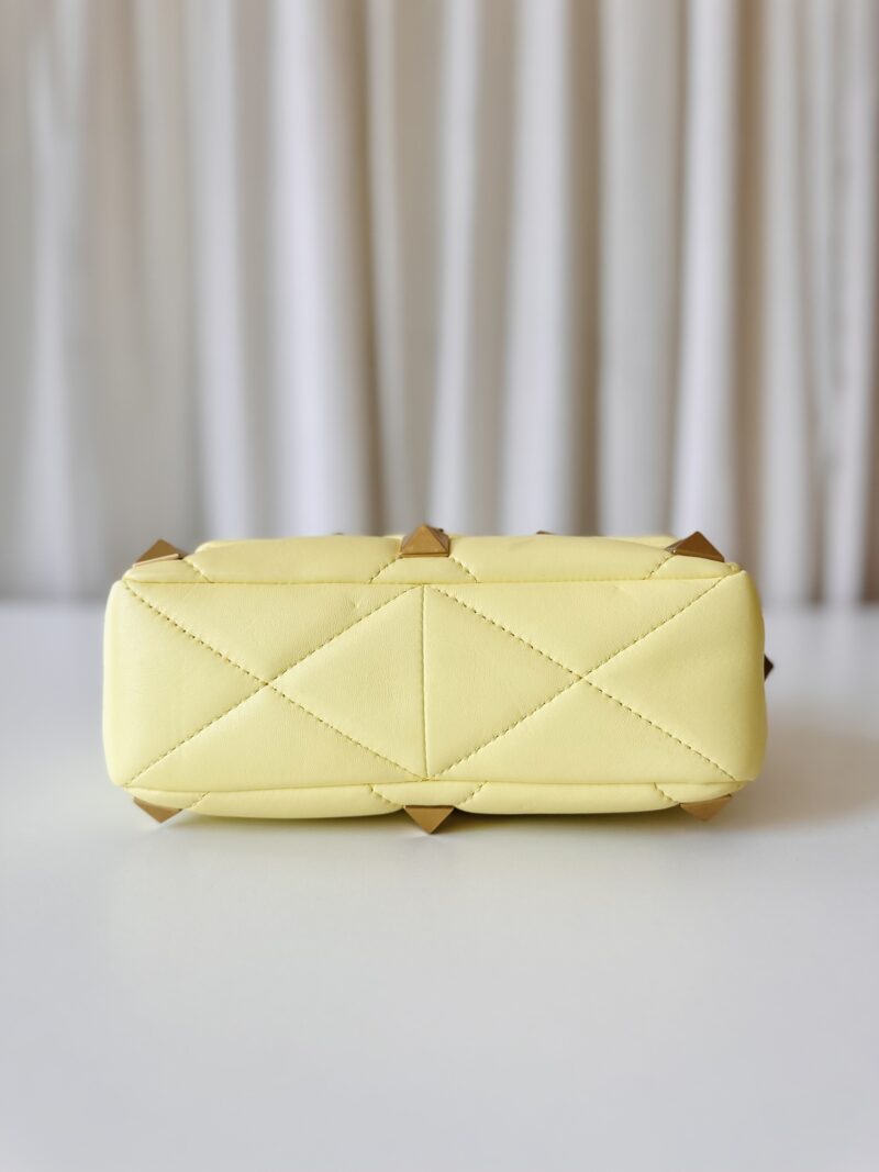 Valentino yellow Stud Roman bag - Image 4