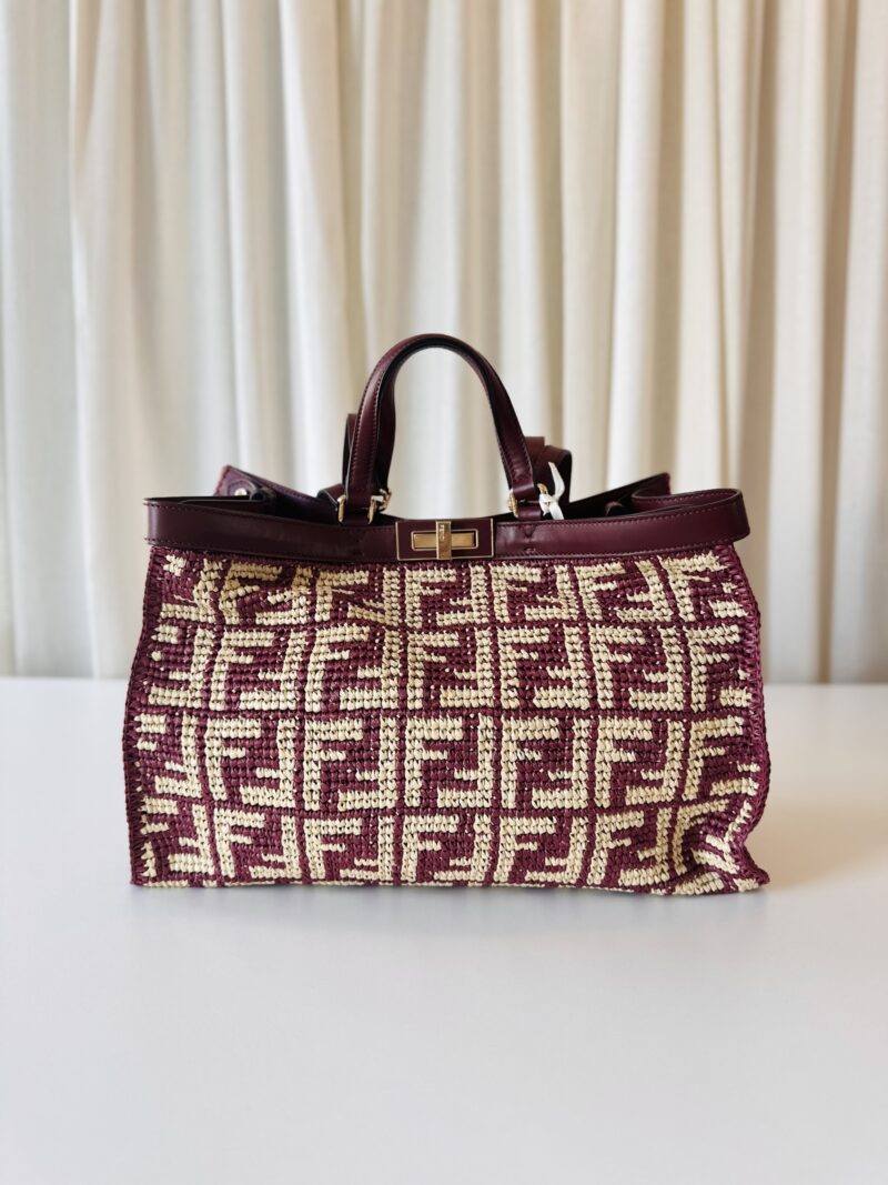 Fendi raffia Peekaboo
