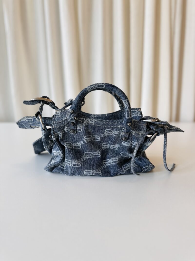 Balenciaga denim Neo Cagole XS bag - Image 2