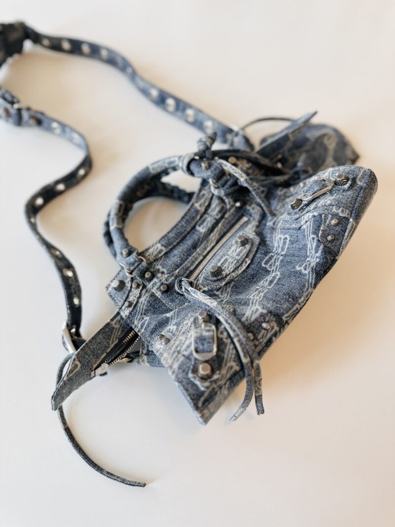Balenciaga denim Neo Cagole XS bag - Image 9