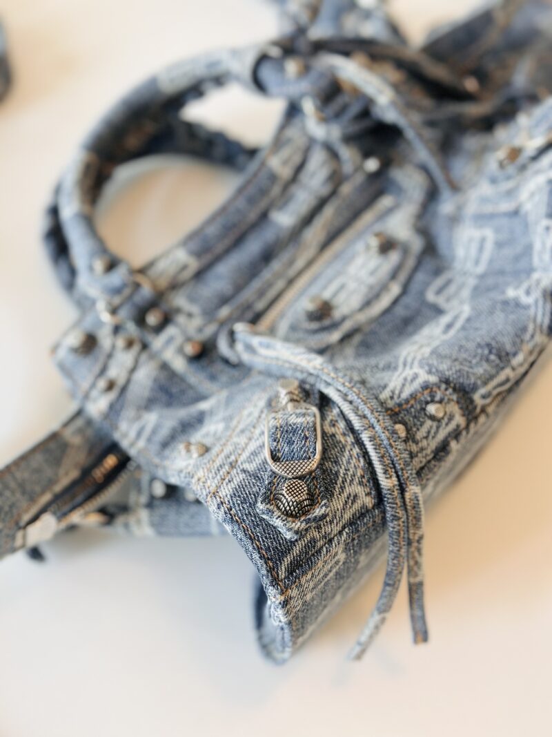 Balenciaga denim Neo Cagole XS bag - Image 8