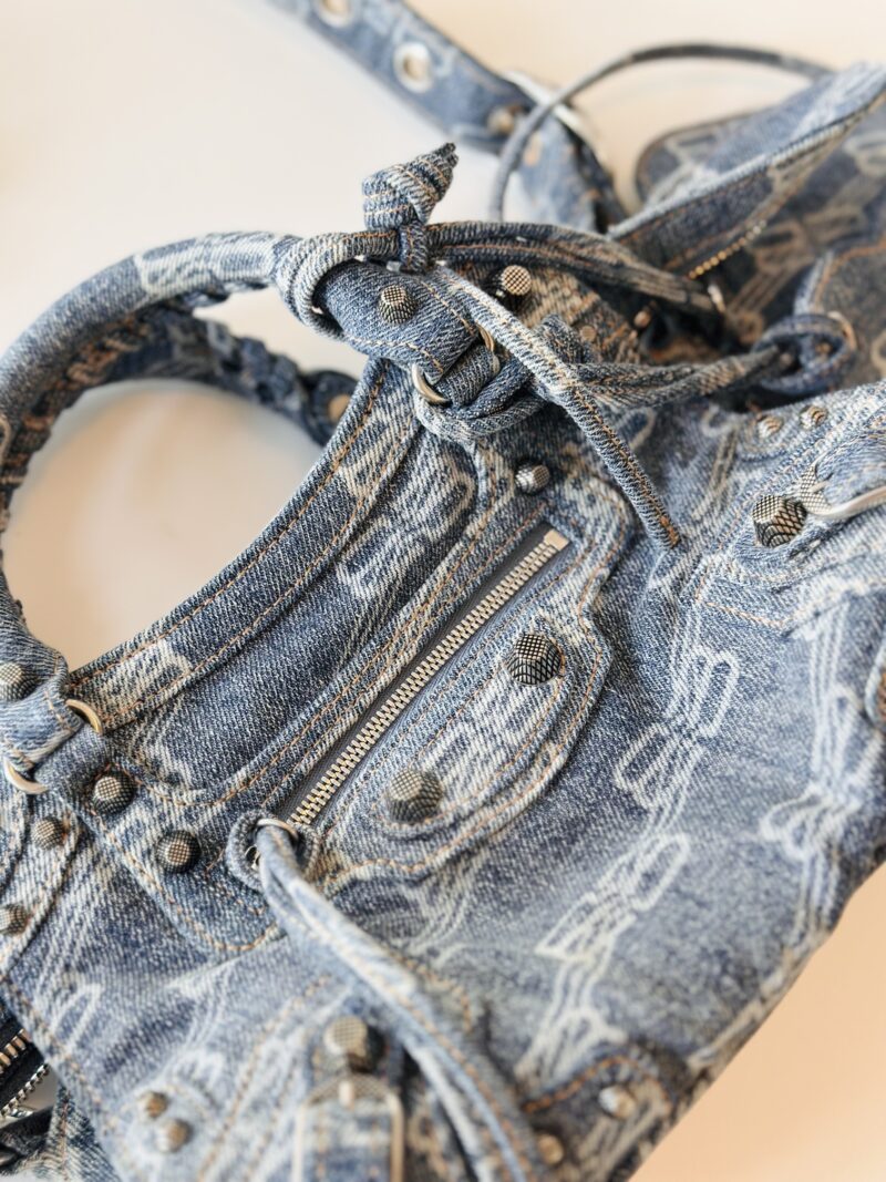 Balenciaga denim Neo Cagole XS bag - Image 7