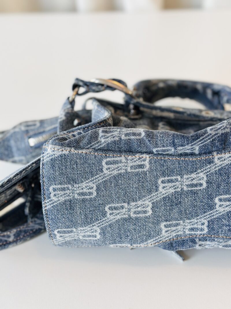 Balenciaga denim Neo Cagole XS bag - Image 5