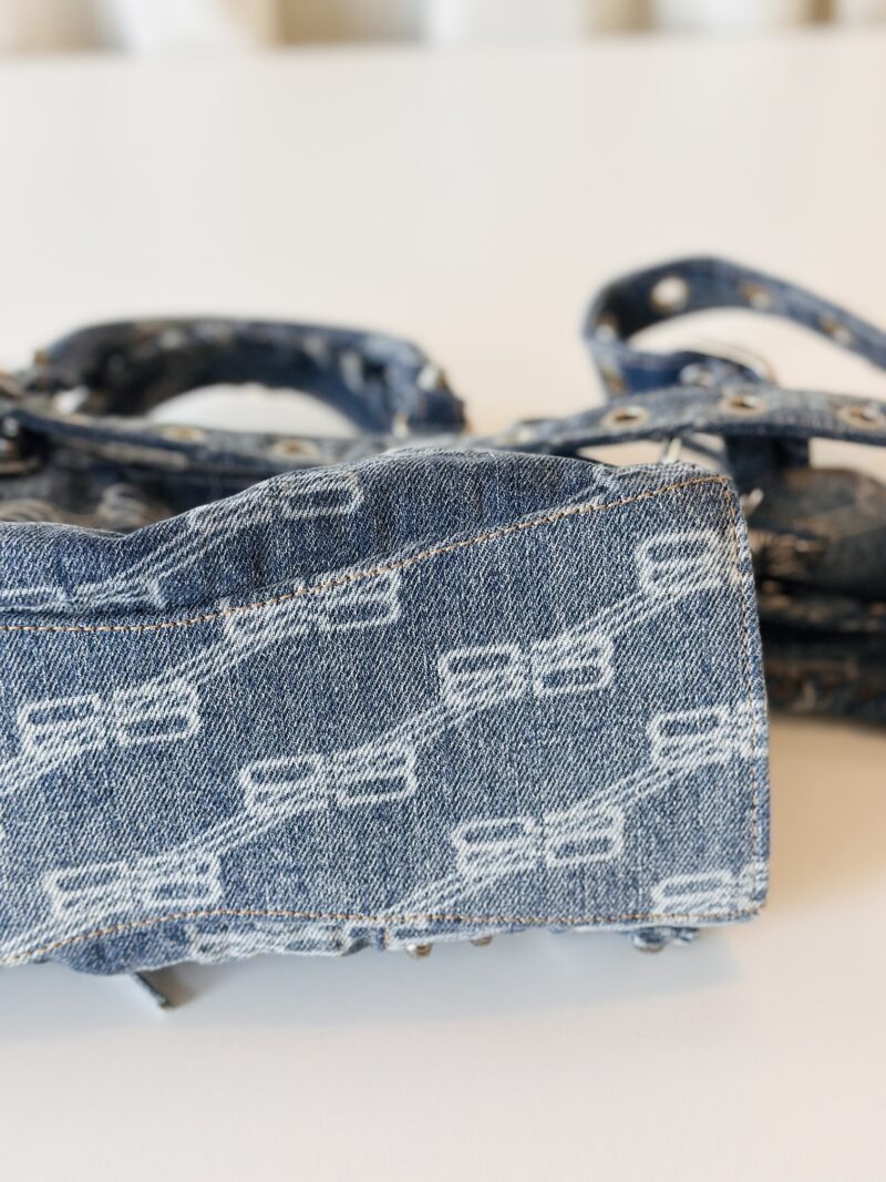 Balenciaga denim Neo Cagole XS bag - Image 4