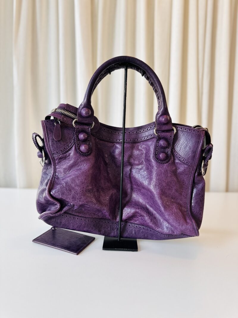 Balenciaga purple City bag - Image 2