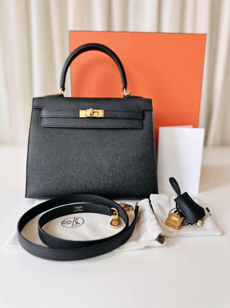 Hermes Kelly 25 Noir - Image 11