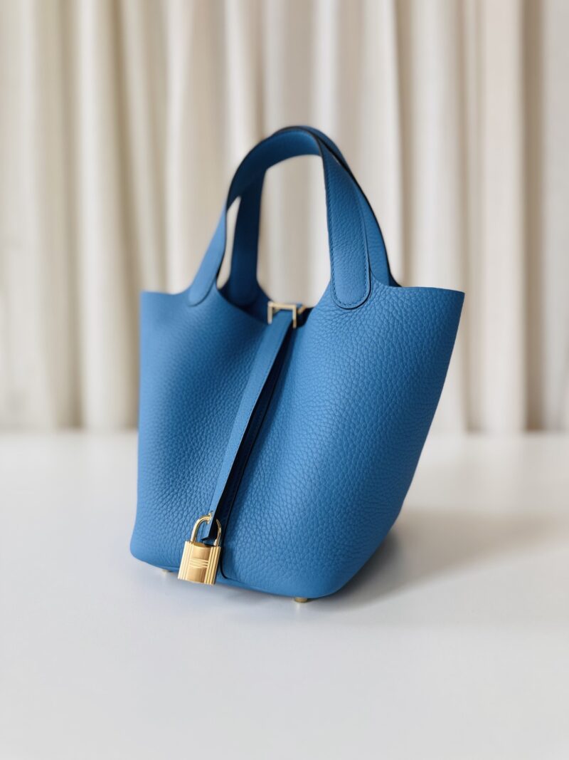 Hermes Picotin 18 Blue Zanzibar - Image 2