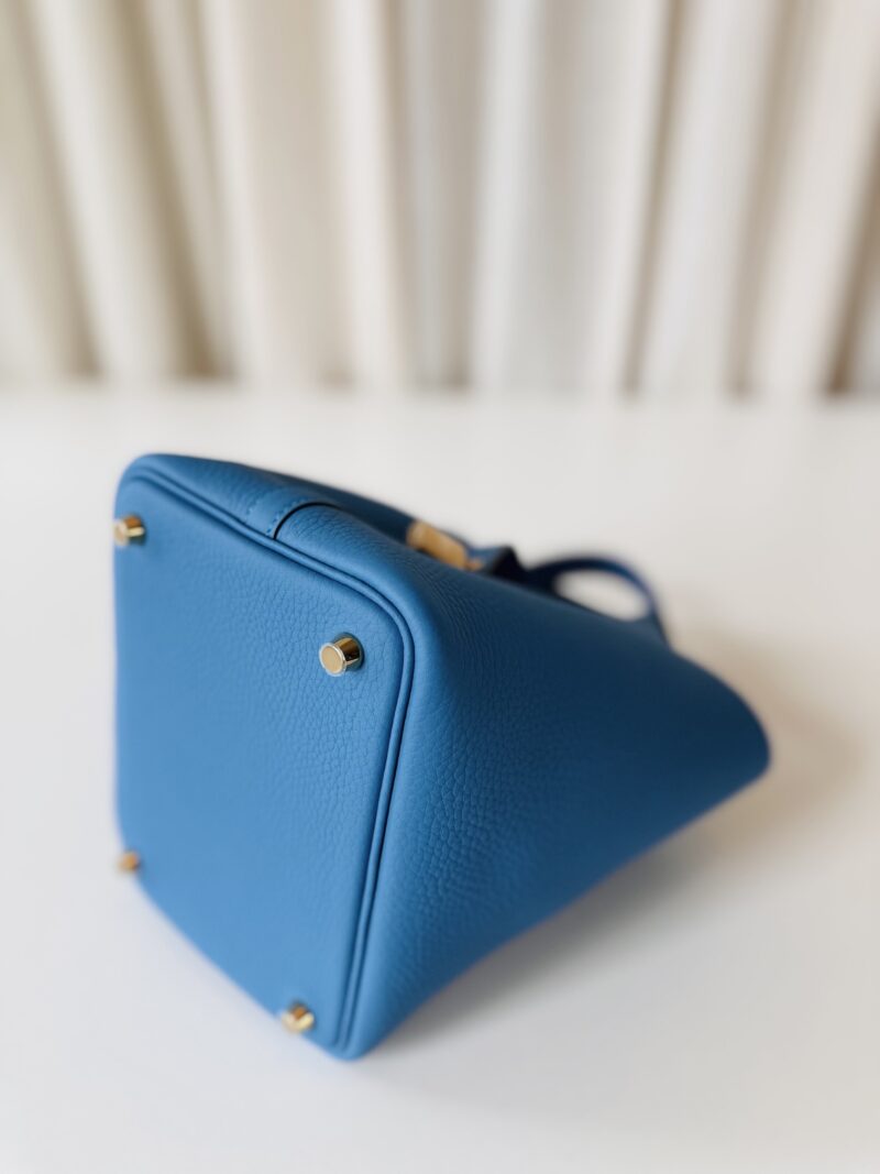 Hermes Picotin 18 Blue Zanzibar - Image 6