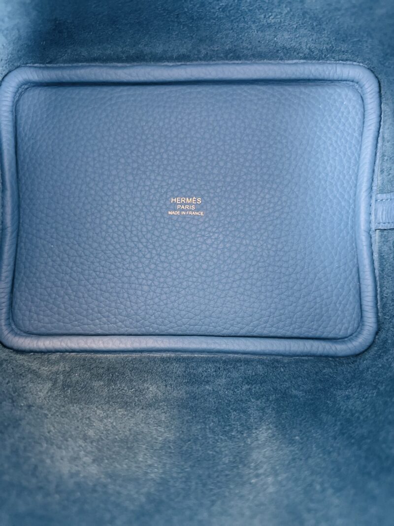 Hermes Picotin 18 Blue Zanzibar - Image 10
