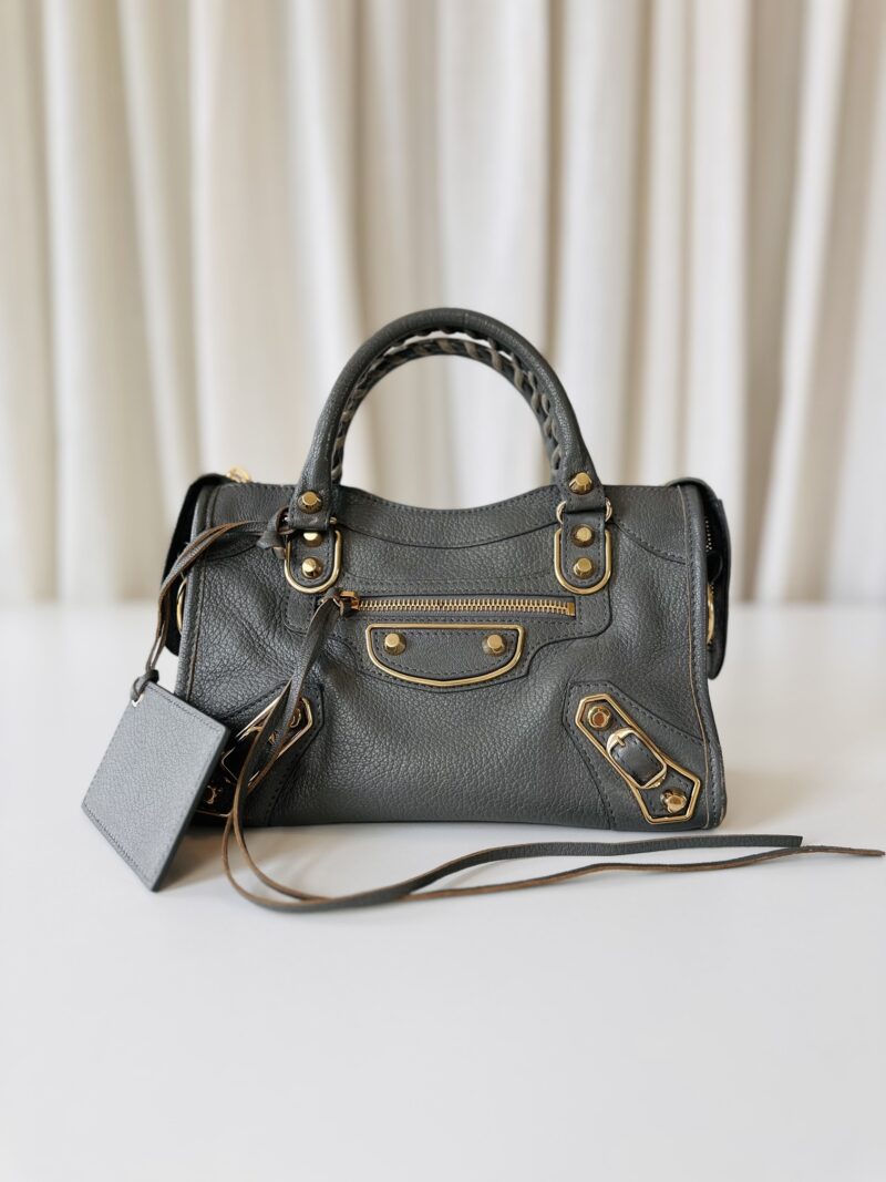 Balenciaga mini city bag grey
