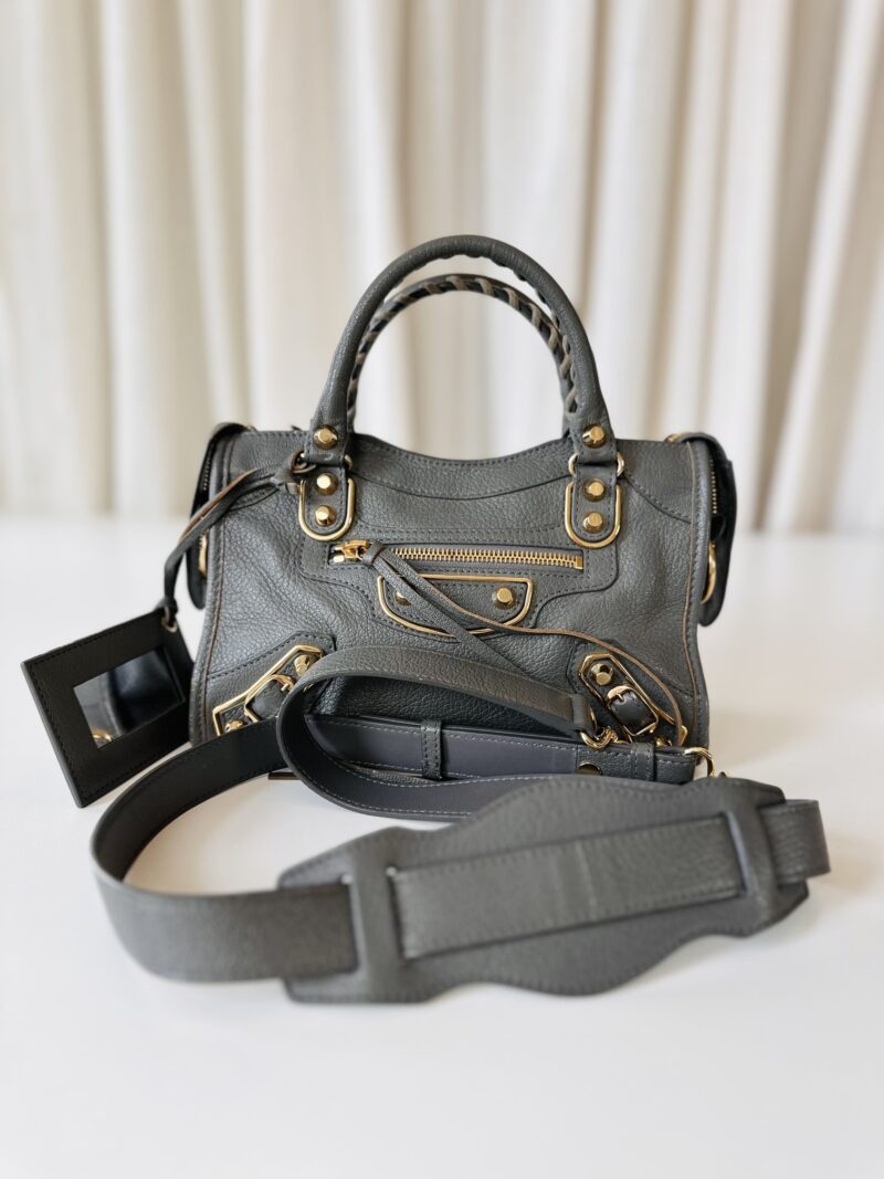 Balenciaga mini city bag grey - Image 10