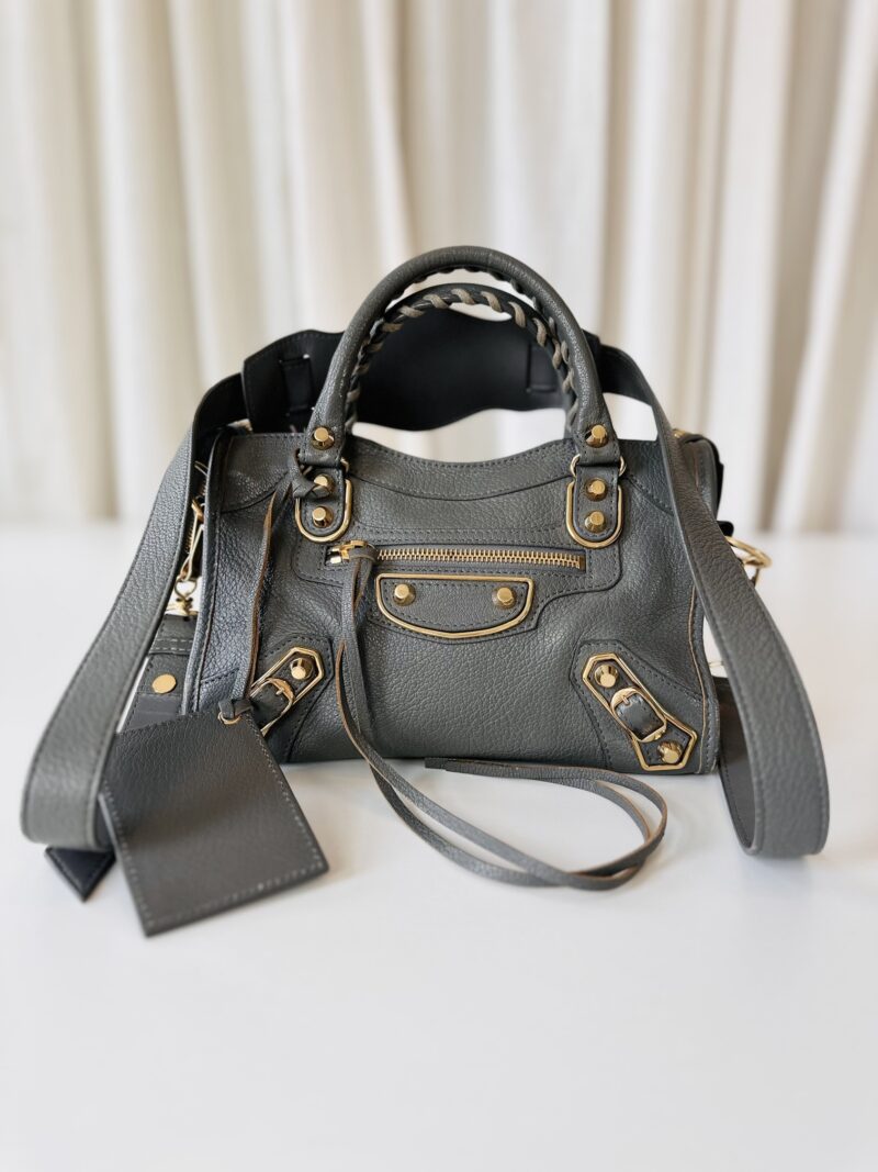 Balenciaga mini city bag grey - Image 11