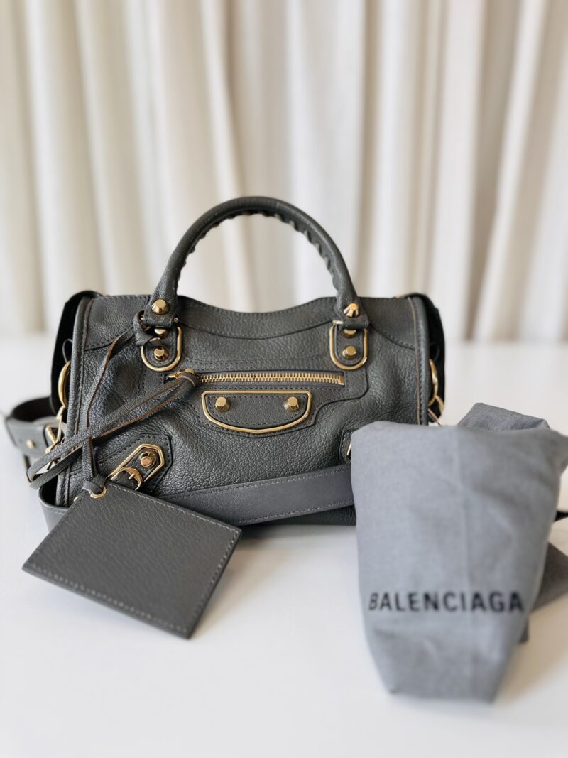 Balenciaga mini city bag grey - Image 12