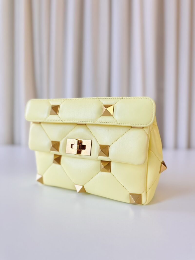 Valentino yellow Stud Roman bag - Image 2
