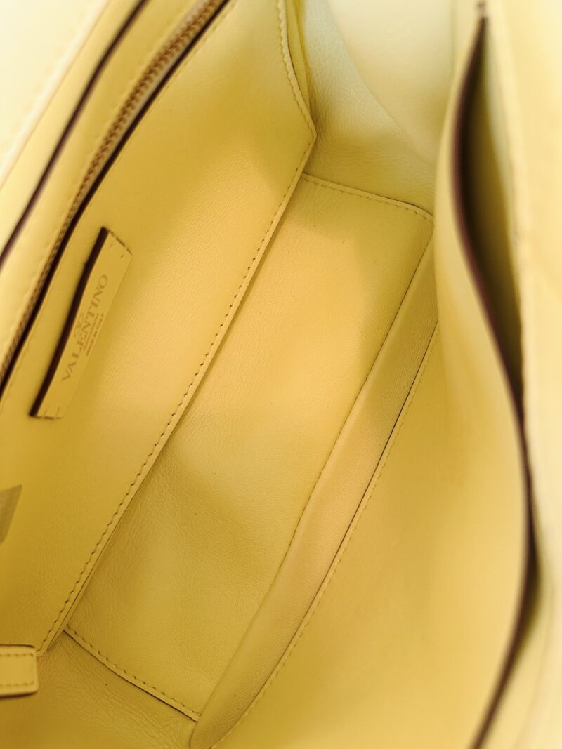 Valentino yellow Stud Roman bag - Image 11