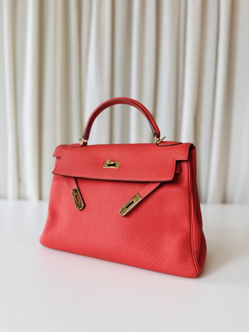 Hermes Kelly 32 capucine - Image 5