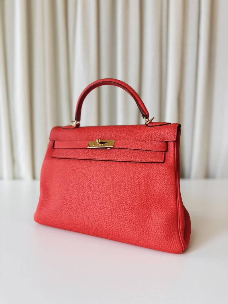 Hermes Kelly 32 capucine - Image 2