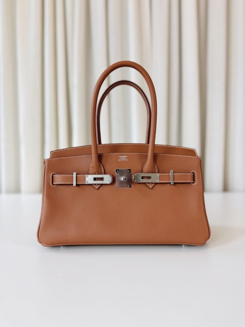 Hermes Shoulder Birkin 29 Gold - Image 3