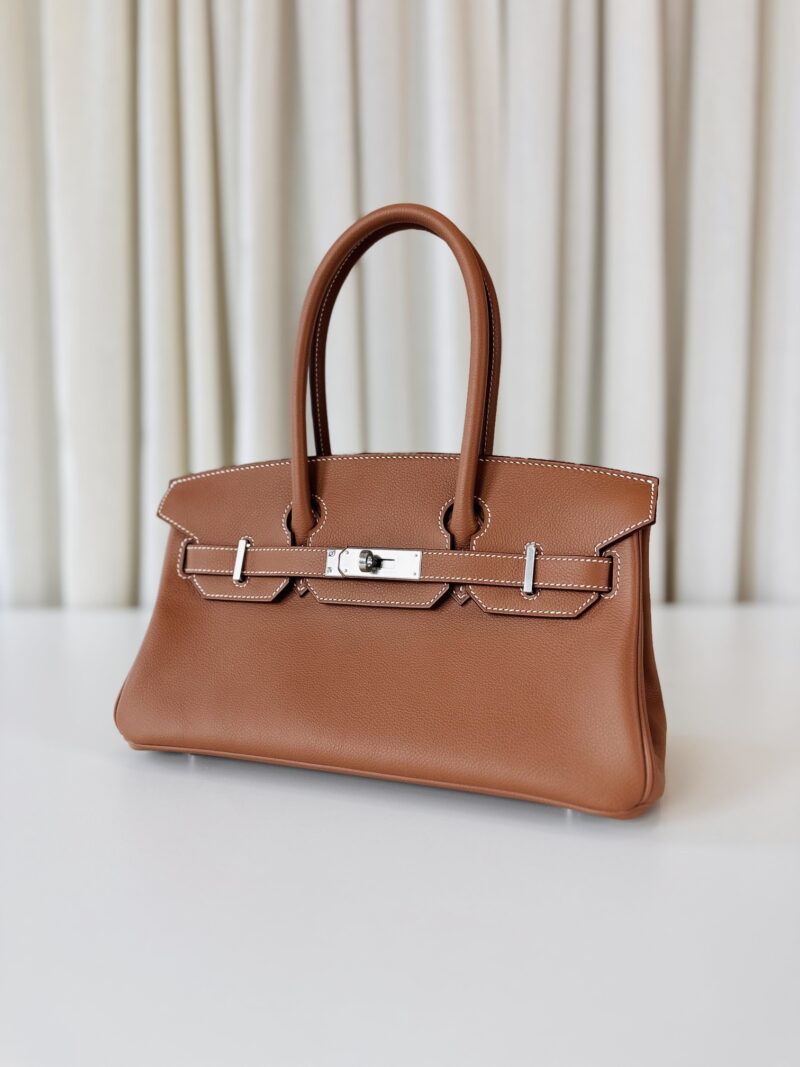 Hermes Shoulder Birkin 29 Gold - Image 2