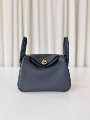 Hermes mini Lindy Gris Misty