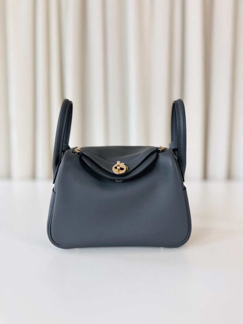 Hermes mini Lindy Gris Misty
