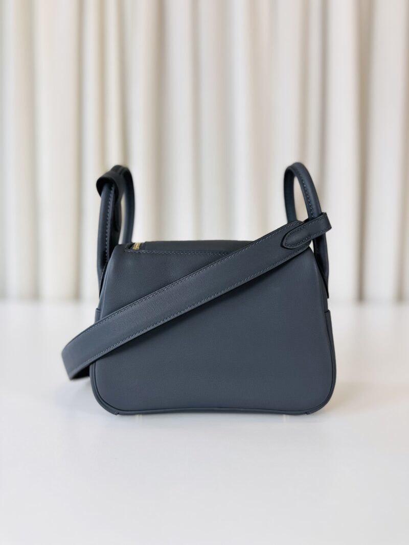 Hermes mini Lindy Gris Misty - Image 4