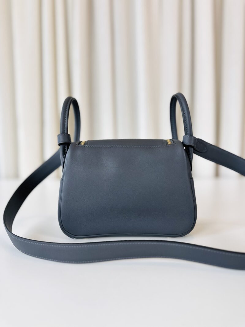 Hermes mini Lindy Gris Misty - Image 5