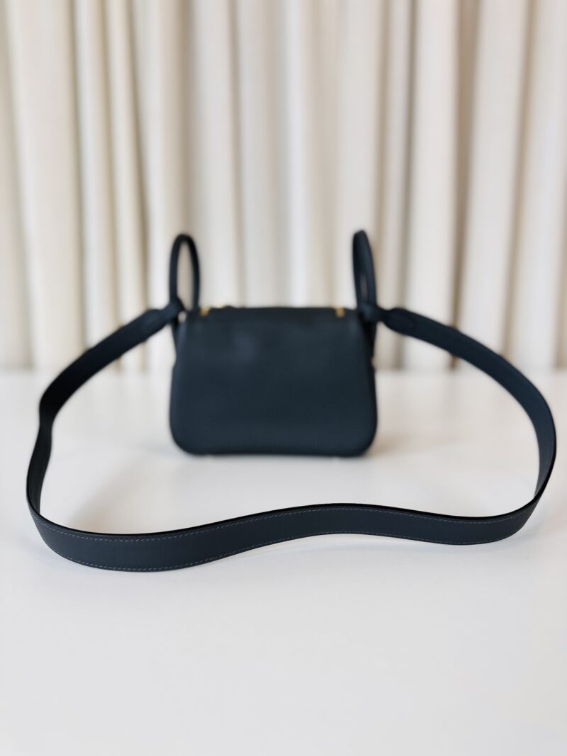 Hermes mini Lindy Gris Misty - Image 6