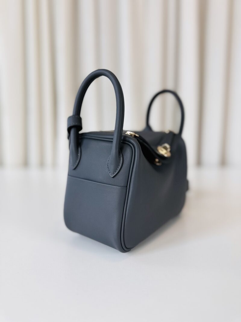 Hermes mini Lindy Gris Misty - Image 7