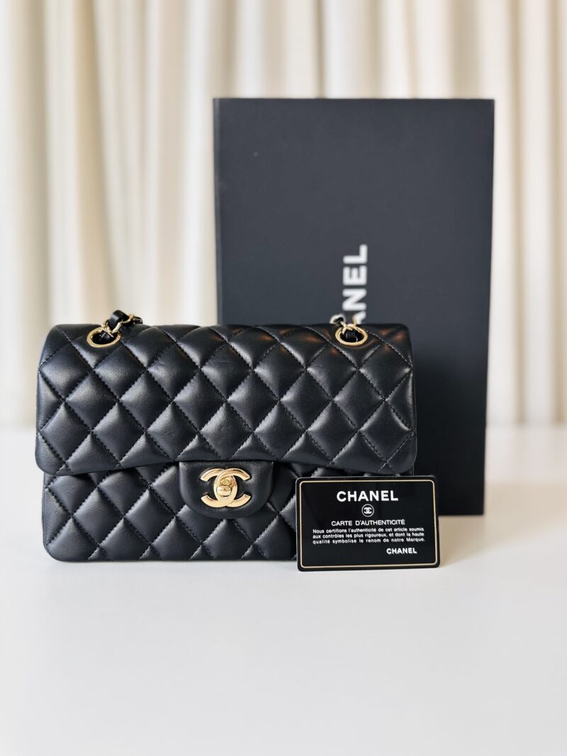 Chanel classic double flap bag small - Image 11