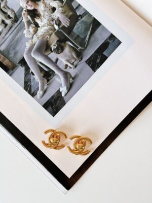 Chanel clip-on earrings