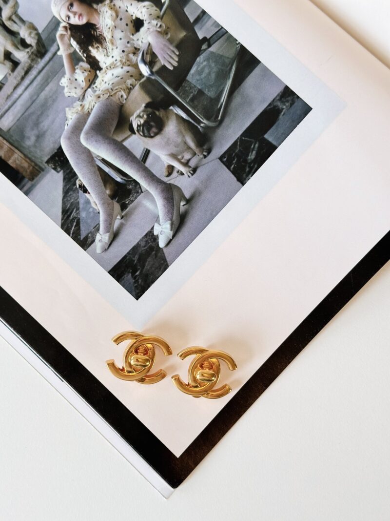 Chanel clip-on earrings