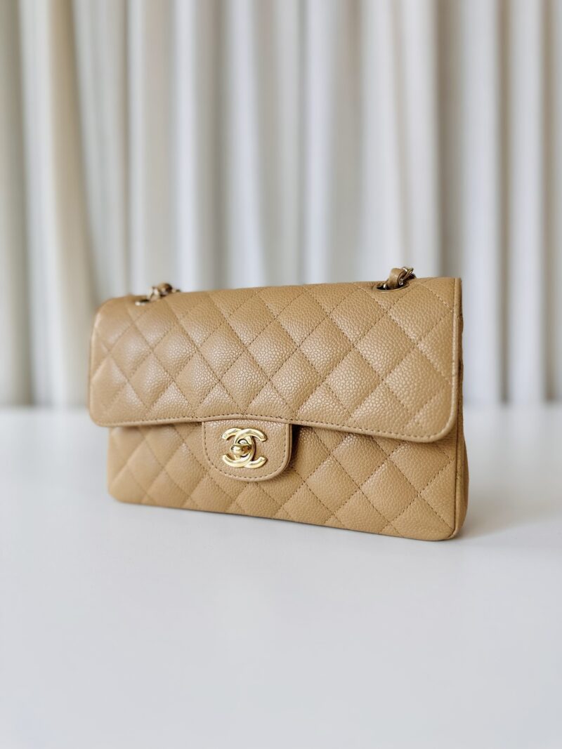 Chanel beige Classic double flap bag - Image 2