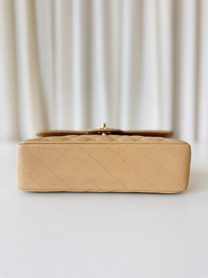 Chanel beige Classic double flap bag - Image 5