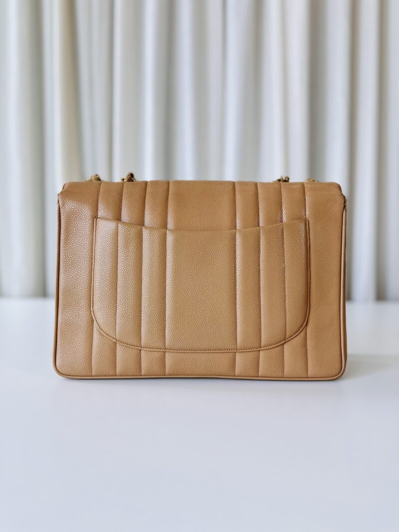 Chanel vintage jumbo beige - Image 4