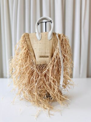 Jacquemus raffia bag