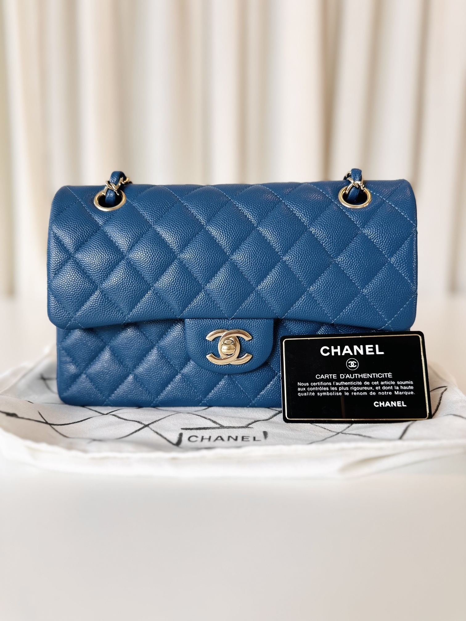 Chanel classic double flap bag small - Image 11