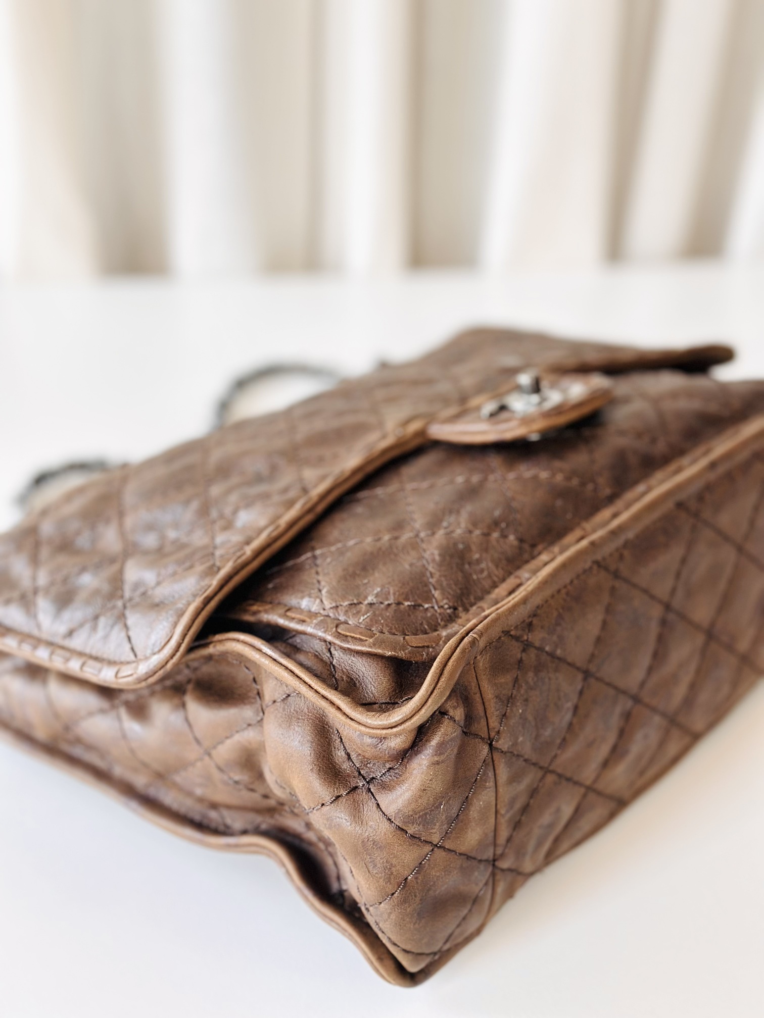 Chanel single flap bag Paris-Edinburgh collection - Image 6